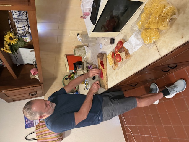 Cooking in the hostel