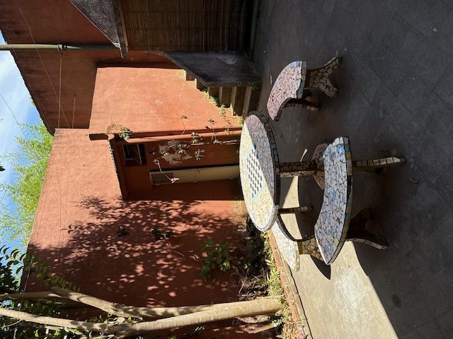 Hostel outdoor space