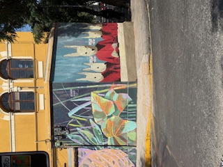 Walking through Yungay