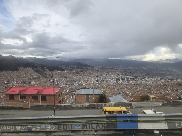 La Paz arrival