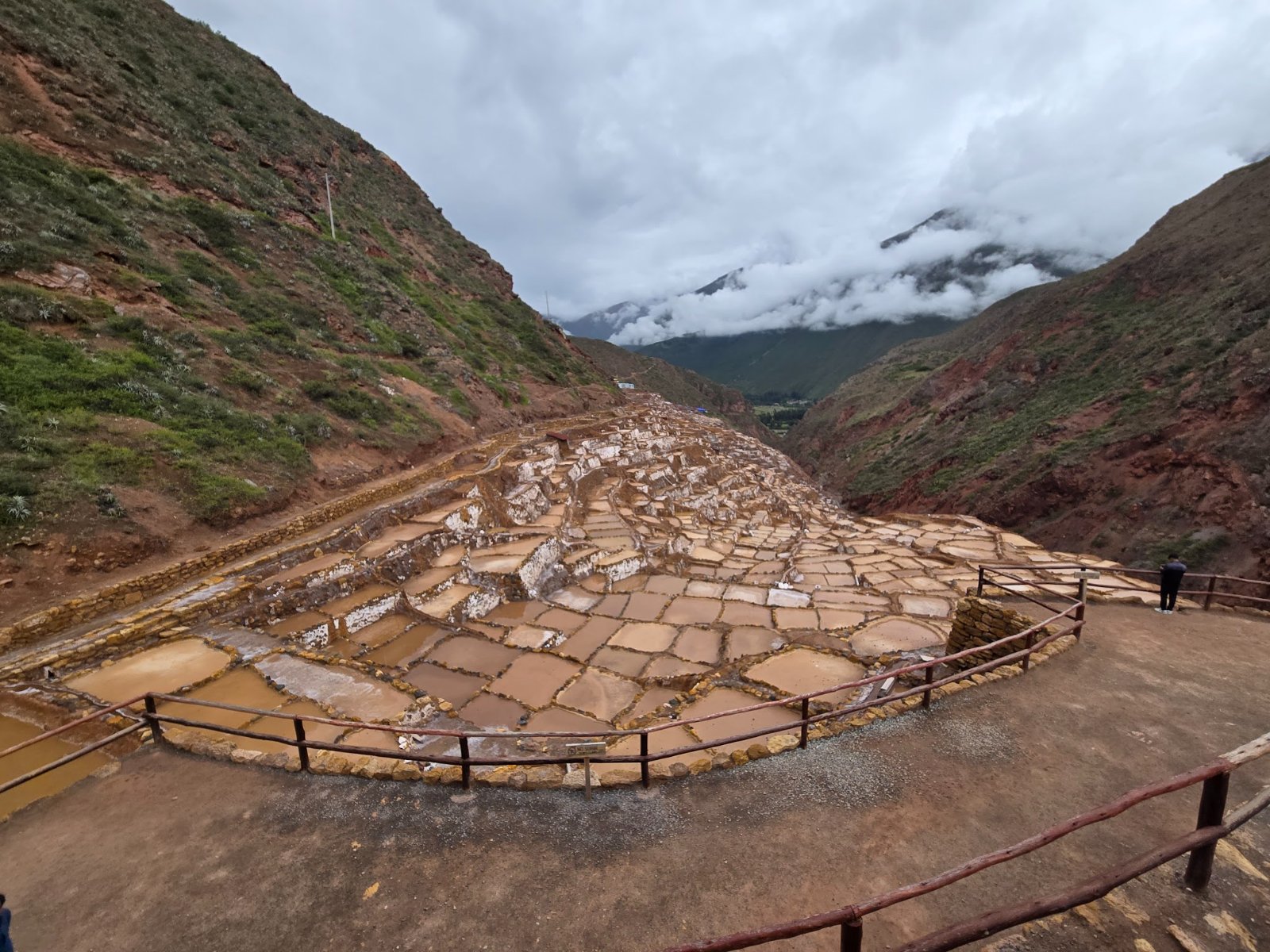 Inca agricultural terraces at Moray and Ollantaytambo