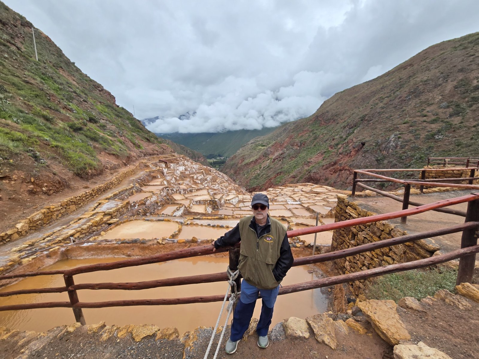 Inca agricultural terraces at Moray and Ollantaytambo